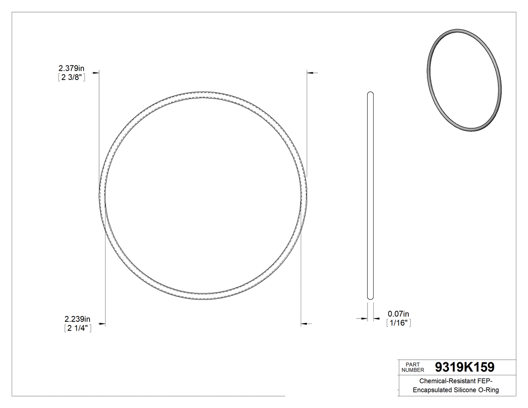 Technical drawing - 9319K159